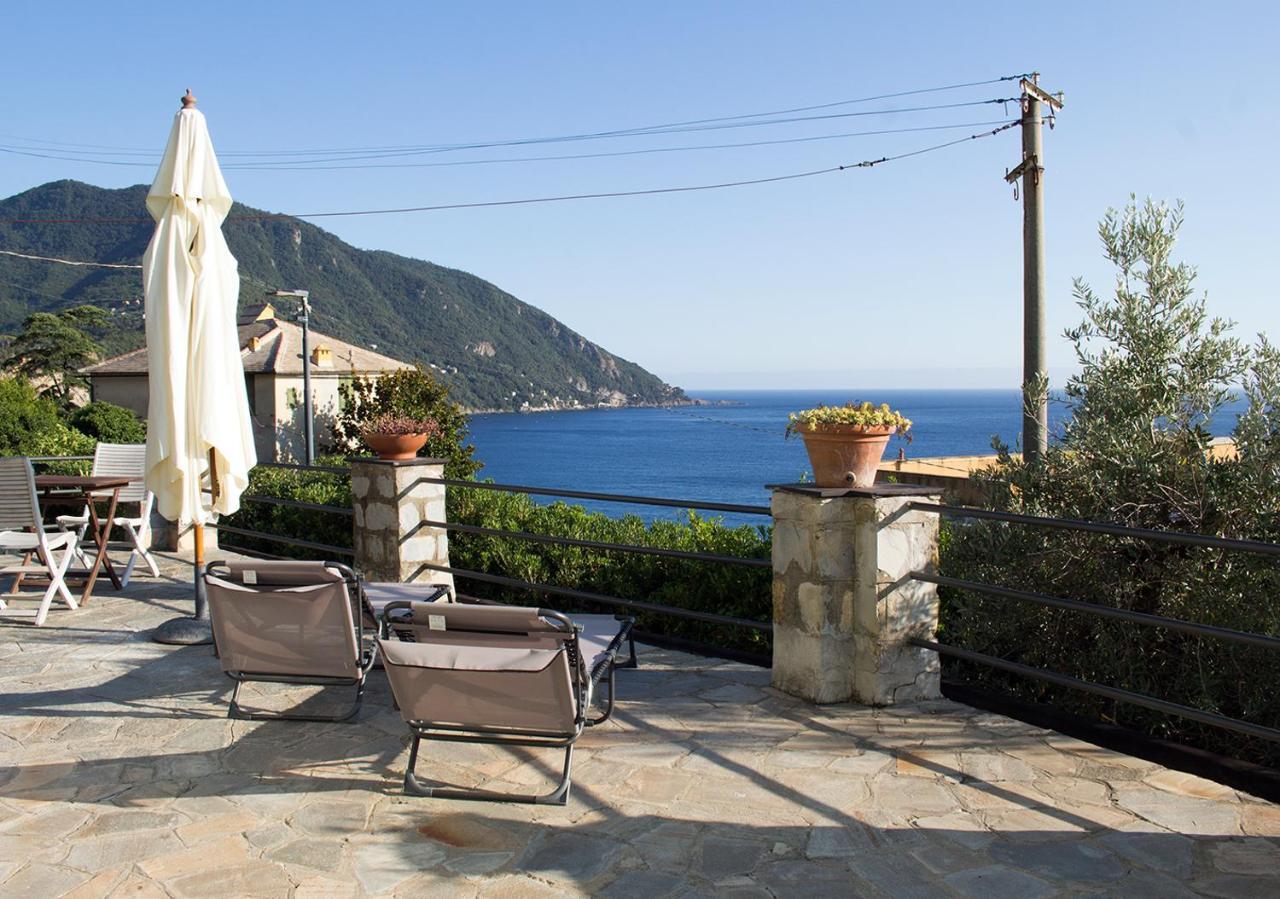 La Conchiglia Bed & Breakfast Camogli Bagian luar foto